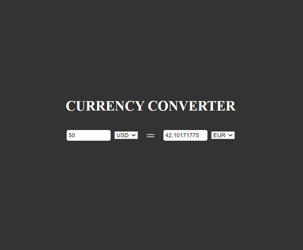 react currency converter